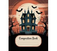 Vintage Haunted House Halloween Notebook: 120 Pages, with Watercolor Cover Design, designed for Creative Writing, Journaling, Kids, Girls, Holiday ... Writing, Journaling, Kids, Girls, Holida