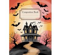 Vintage Haunted House Halloween Notebook: 120 Pages, with Watercolor Cover Design, suitable for Journaling, Creative Writing, Teachers, Kids, Teens, ... suitable for Journaling, Creative Writing, T