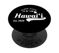 Vintage Hawaii EST. 1959 Aloha State - Mapa de Las Islas Hawaianas PopSockets PopGrip Adhesivo