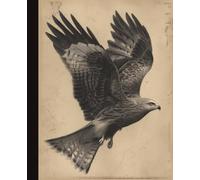 Vintage Hawk Composition Notebook | Majestic Bird of Prey Art | 7.5x9.25 in | 110 Pages | College Ruled Lines