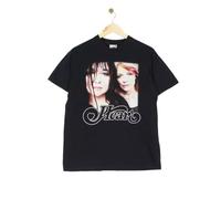 Vintage Heart T-Shirt Jupiters Darling Tour 2004 Band Top Rock Graphics TeeBlackXL