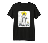 Vintage High Priestess Tarot Card: Mystical Major Arcana Art Camiseta Premium