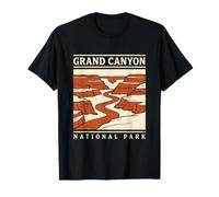 Vintage Hiking Grand Canyon National Park Arizona Camiseta