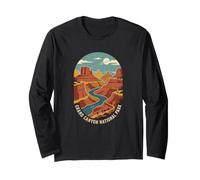 Vintage Hiking Grand Canyon National Park Arizona Manga Larga