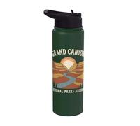 Vintage Hiking Grand Canyon National Park Arizona Stainless Steel Insulated Water Bottle