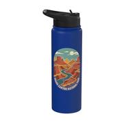 Vintage Hiking Grand Canyon National Park Arizona Stainless Steel Insulated Water Bottle