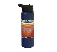 Vintage Hiking Grand Canyon National Park Arizona Stainless Steel Insulated Water Bottle