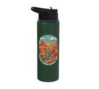 Vintage Hiking Grand Canyon National Park Arizona Stainless Steel Insulated Water Bottle
