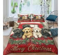 Vintage holiday illust Funda de Edredón Suave 3 Piezas Compuesto Estampado 3D Vintage holiday ilustración Funda Edredon con Fundas de Almohada Suave Lavables for niños y niñas Double（200x200cm）