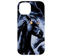 Vintage Horse Lightning Retro 80s 90s Western Grunge Graphic Carcasa para iPhone 14