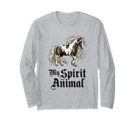 Vintage Horse My Spirit Animal Equestrian Manga Larga