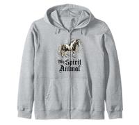 Vintage Horse My Spirit Animal Equestrian Sudadera con Capucha