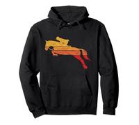 Vintage Horse Rider Girl 80s Hunter Jumper Sudadera con Capucha