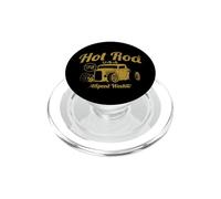 Vintage Hot Rod Speed Week 32 Diseño Envejecido PopSockets PopGrip para MagSafe