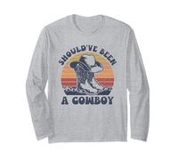 Vintage I Should Have Been A Sombrero de Vaquero Western Life Country Manga Larga