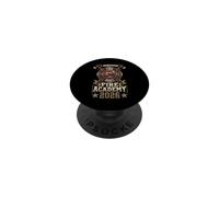 Vintage I Survived Fire Academy 2026 Firefighter PopSockets PopGrip Adhesivo