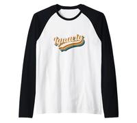 Vintage Ignacio Nombre Personalizado Ignacio Camiseta Manga Raglan
