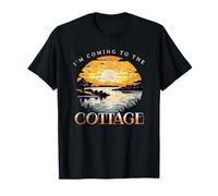 Vintage I'm Coming To The Cottage Paisaje Paisaje Naturaleza escénica Camiseta