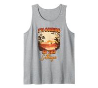 Vintage I'm Coming To The Cottage Paisaje Paisaje Naturaleza escénica Camiseta sin Mangas