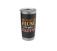 Vintage I'm Not Alone I've Got A Puppy Dog Dogs Lovers Vaso térmico de acero inoxidable de doble pared