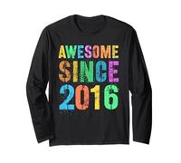 Vintage Impresionante Desde 2016 10th Birthday Boy Girl My Décimo Manga Larga