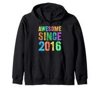 Vintage Impresionante Desde 2016 10th Birthday Boy Girl My Décimo Sudadera con Capucha