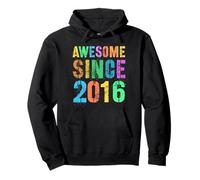 Vintage Impresionante Desde 2016 10th Birthday Boy Girl My Décimo Sudadera con Capucha