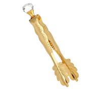 Vintage Incense Tongs, Metal Charcoal Clip Tool, Long Handle Grip Design, Tea Sugar Candy Serving Use, Kitchen Bar Snack Accessory, for Censer Church Chef Serving Handling Tool 5.91x0.79 Inches