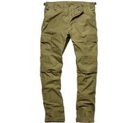 Vintage Industries BDU Pantalones, oliva, Talla L