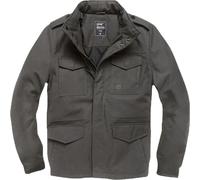 Vintage Industries Brent Parka, chaqueta textil impermeable L male Gris