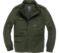 Vintage Industries Brent Parka, chaqueta textil impermeable S male Dark Oliva