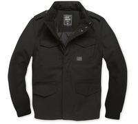 Vintage Industries Brent Parka, chaqueta textil impermeable 3XL male Negro