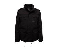 Vintage Industries Brent Parka, chaqueta textil impermeable M male Negro