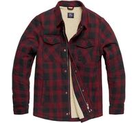 Vintage Industries Chaqueta de leñador Craft Heavyweight Sherpa Red Check XL