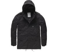 Vintage Industries Darren Parka Chaqueta, negro, Talla XL