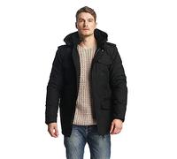 Vintage Industries Darren Parka Chaqueta, negro, Talla XL
