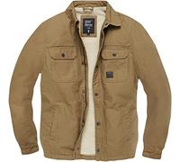 Vintage Industries Dean Sherpa Hombre Chaqueta entre-tiempo Negro 100% algodón
