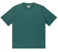 Vintage Industries Gray Pocket Camiseta, Azul/Verde, Talla M