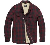 Vintage Industries Heavyweight Sherpa Camisa, rojo, tamaño M para Hombres