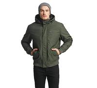 Vintage Industries Hudson Jacket Hombre Chaqueta de Invierno Aceituna M 65% poliéster, 35% algodón
