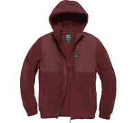 Vintage Industries Landell Polar Fleece Chaqueta, Rojo burdeos, Talla S