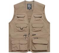 Vintage Industries Legend chaleco, beige, Talla L
