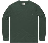 Vintage Industries Longsleeve Grant Pocket Camiseta Long Sleeve Gris/Verde L