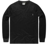 Vintage Industries Longsleeve Grant Pocket Camiseta Long Sleeve Negro S