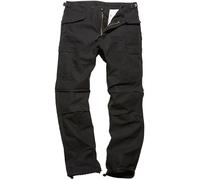 Vintage Industries M65 Heavy Satin Pantalones, negro, tamaño XS para Hombres
