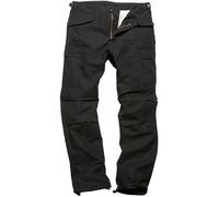 Vintage Industries M65 Heavy Satin Pantalones, negro, tamaño 2XL para Hombres