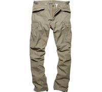 Vintage Industries M65 Heavy Satin Pantalones, verde, tamaño 2XL para Hombres