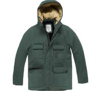 Vintage Industries Miles, chaqueta textil impermeable L male Gris