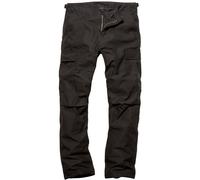 Vintage Industries BDU Pantalones, negro, tamaño XL para Hombres
