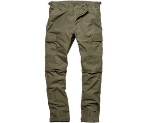 Vintage Industries Militär Pantalones Cargo Pantalones Bdu Oliva XL